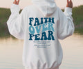 Faith Over Fear Hoodie - White