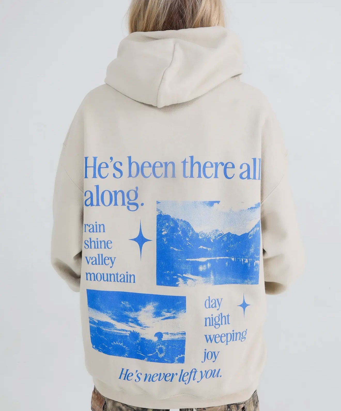 He’s Never Left You Hoodie