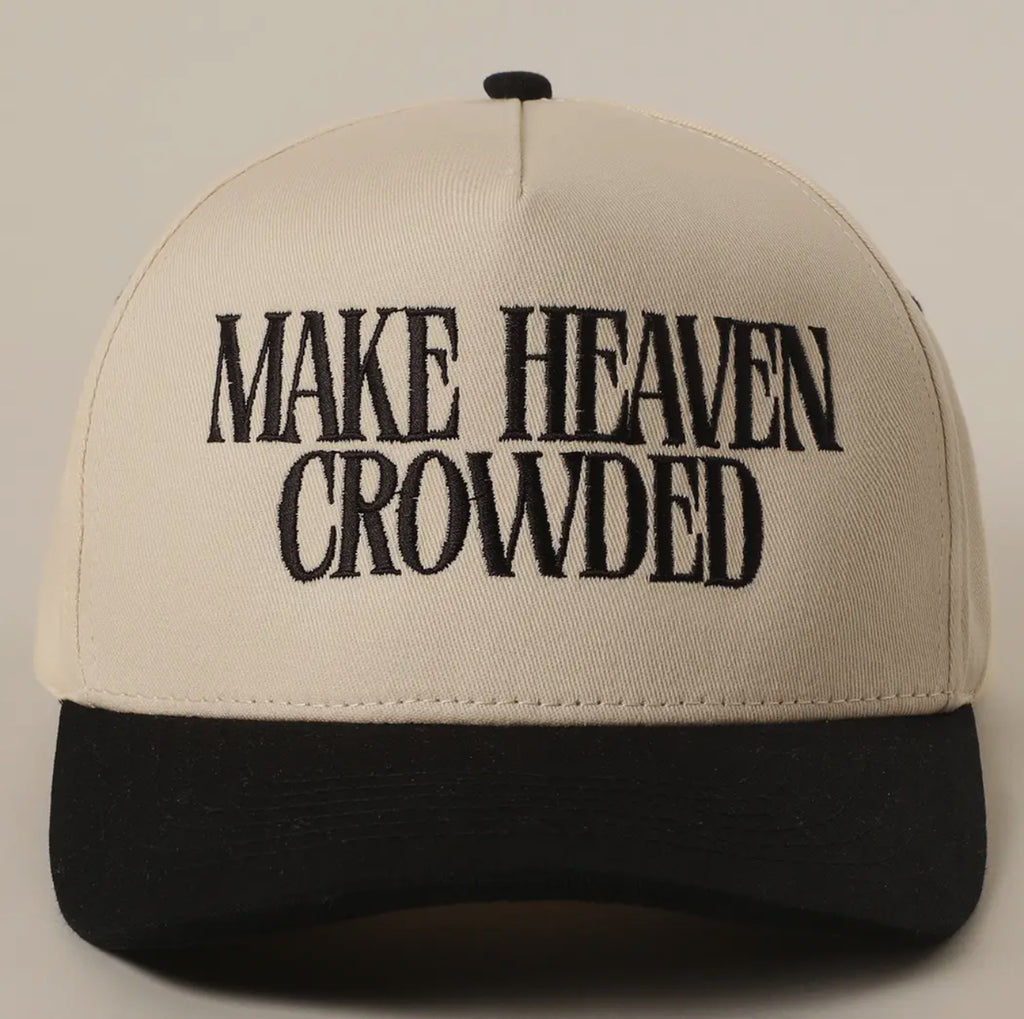 Make Heaven Crowded Hat - Black