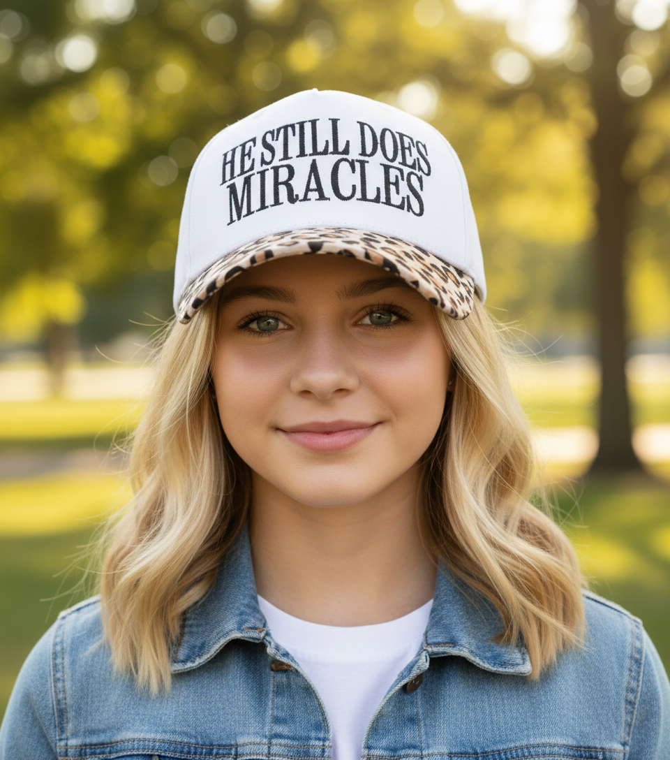He Still Does Miracles Hat - Leopard
