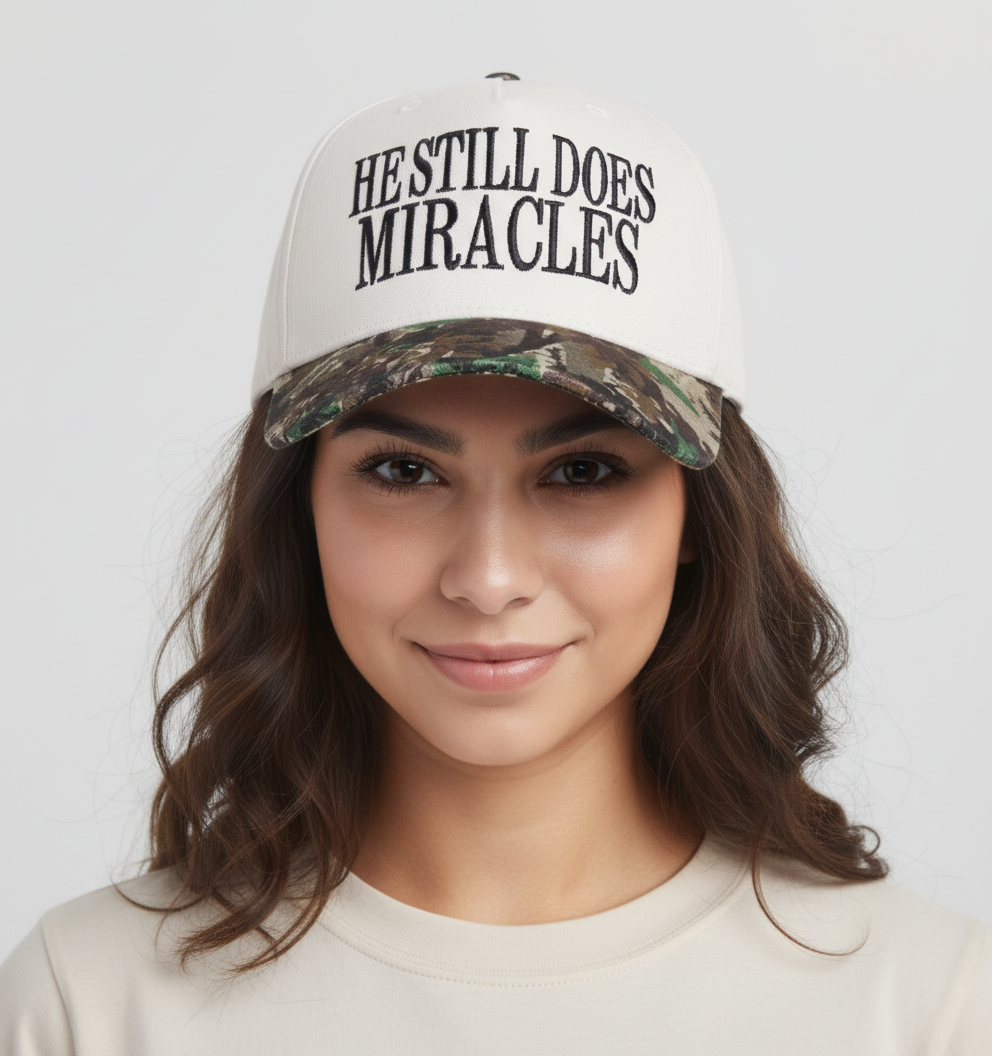 He Still Does Miracles Hat - Camo