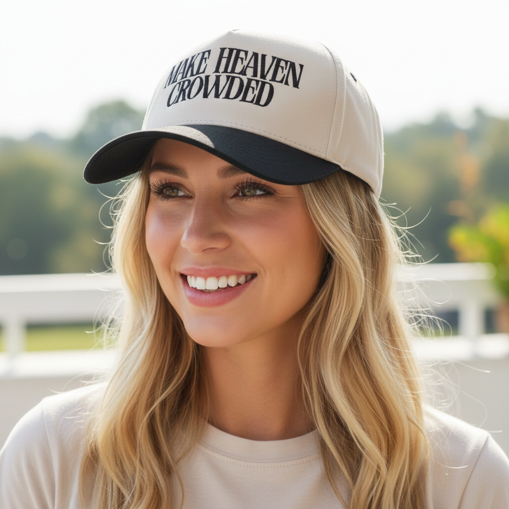Make Heaven Crowded Hat - Black