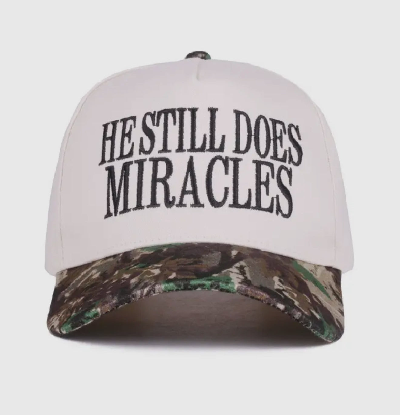 He Still Does Miracles Hat - Camo