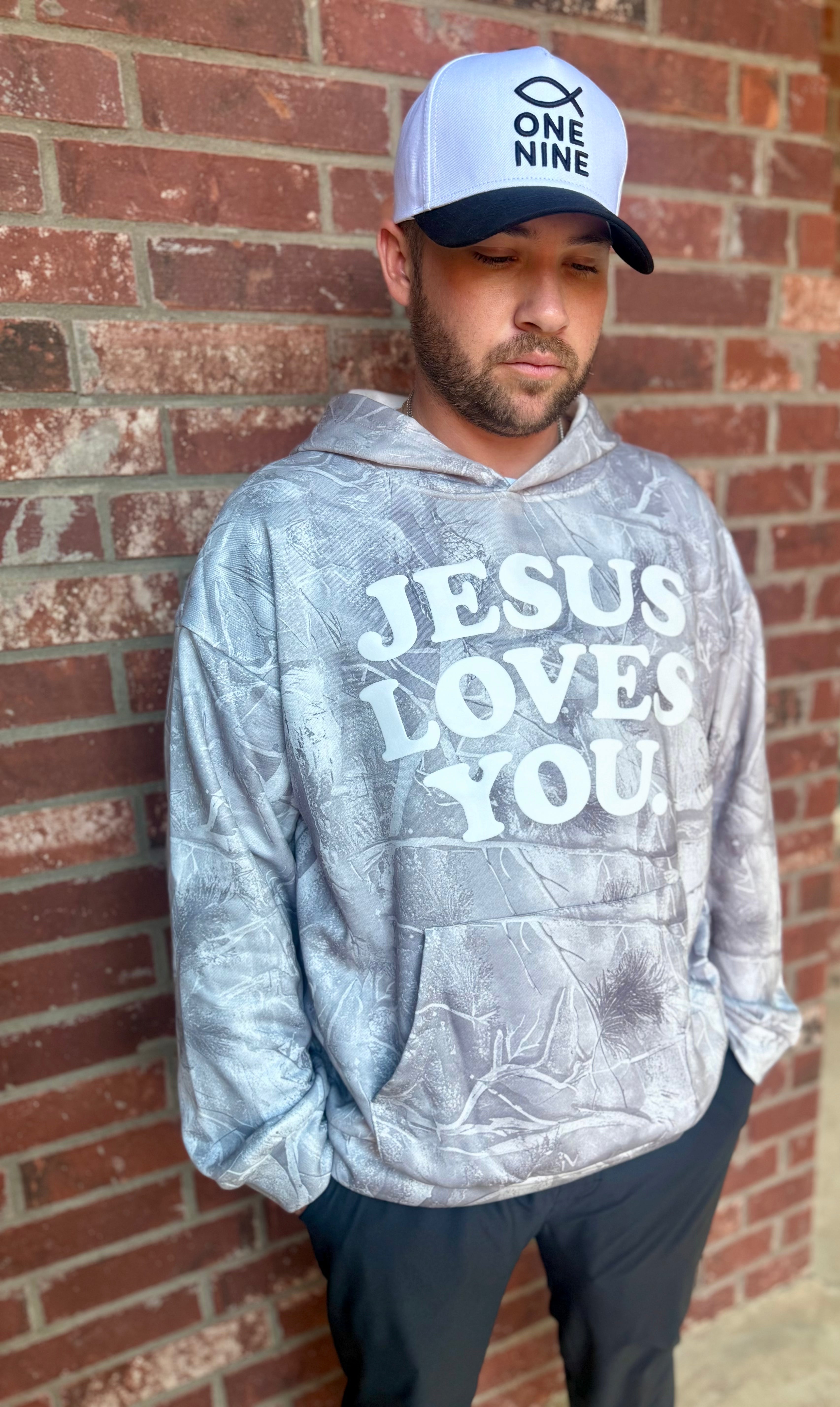 Jesus Loves You Camo Hoodie