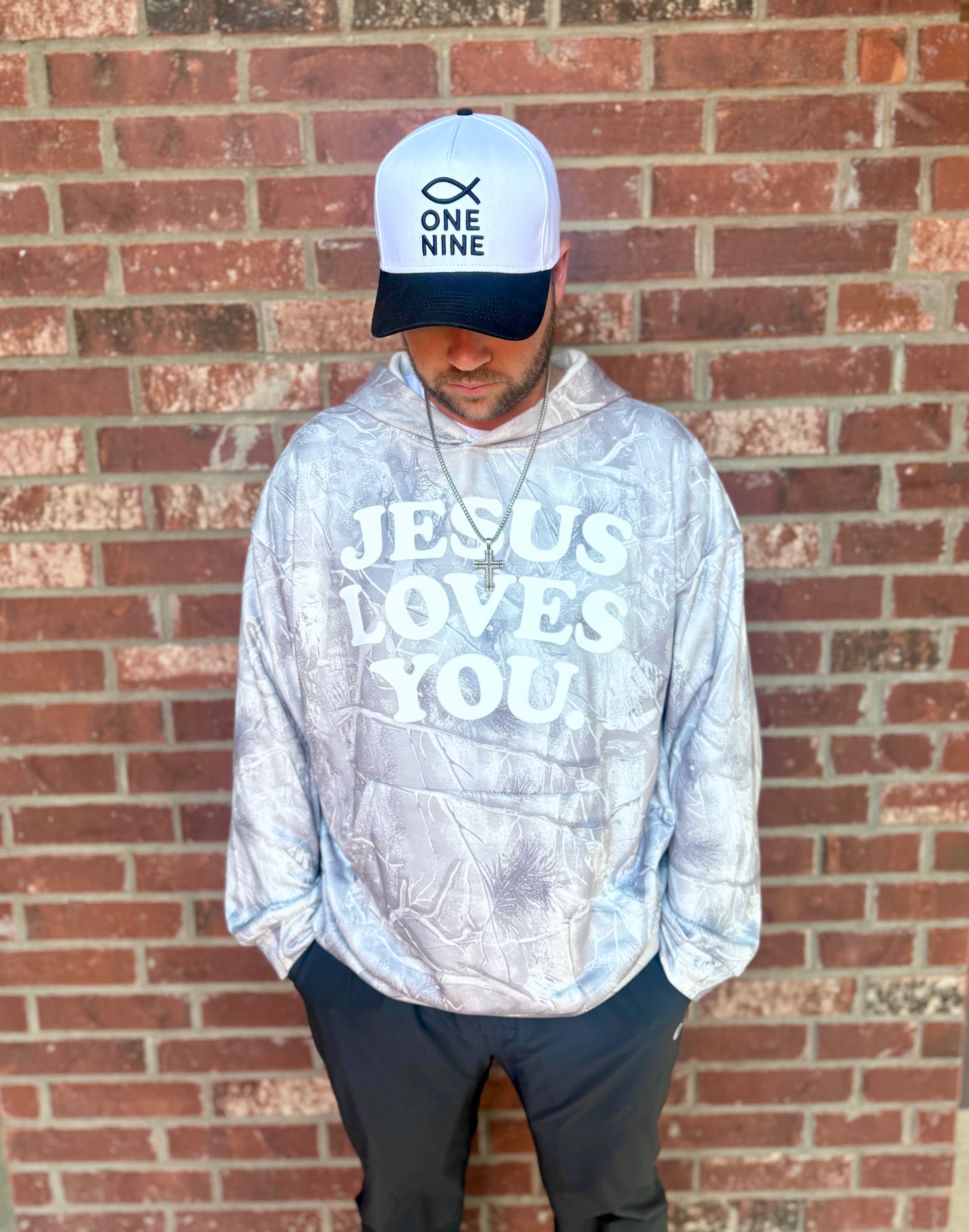 Jesus Loves You Camo Hoodie